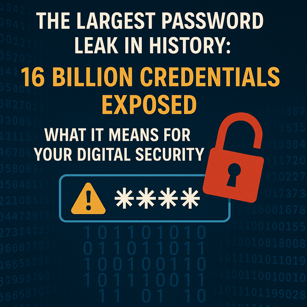 The Largest Password Leak in History: 16 Billion Credentials Exposed - What It Means for Your Digital Security
