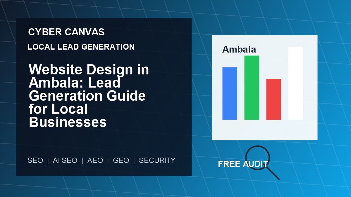 Cyber Canvas blog image   Website Design in Ambala: Lead Generation Guide for Local Businesses