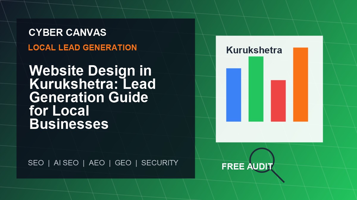 Cyber Canvas blog image   Website Design in Kurukshetra: Lead Generation Guide for Local Businesses