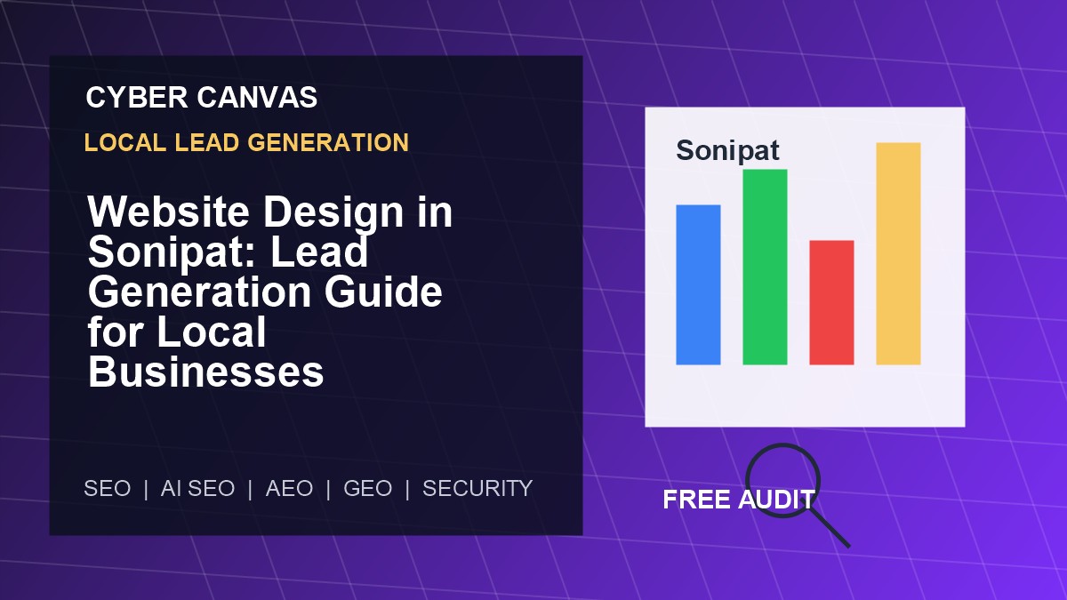 Cyber Canvas blog image   Website Design in Sonipat: Lead Generation Guide for Local Businesses