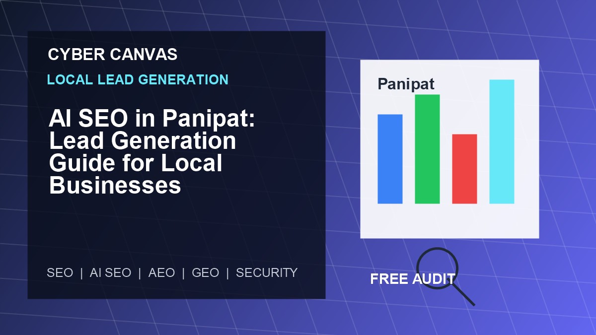 Cyber Canvas blog image AI SEO in Panipat: Lead Generation Guide for Local Businesses