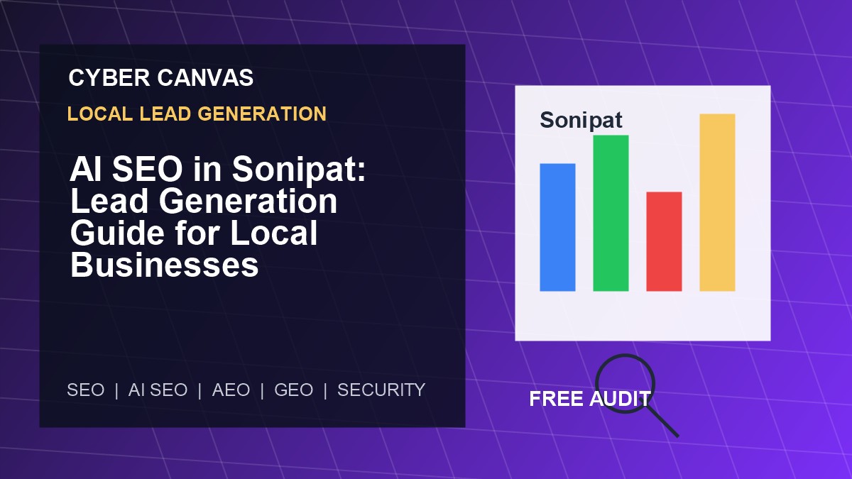 Cyber Canvas blog image   AI SEO in Sonipat: Lead Generation Guide for Local Businesses