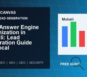 Cyber Canvas blog image AEO Answer Engine Optimization in Mohali: Lead Generation Guide for Local Businesses