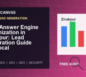Cyber Canvas blog image AEO Answer Engine Optimization in Zirakpur: Lead Generation Guide for Local Businesses