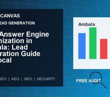 Cyber Canvas blog image   AEO Answer Engine Optimization in Ambala: Lead Generation Guide for Local Businesses