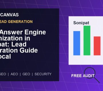 Cyber Canvas blog image AEO Answer Engine Optimization in Sonipat: Lead Generation Guide for Local Businesses