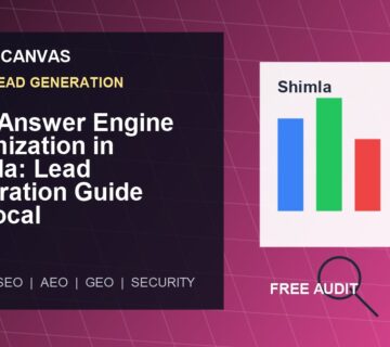 Cyber Canvas blog image AEO Answer Engine Optimization in Shimla: Lead Generation Guide for Local Businesses